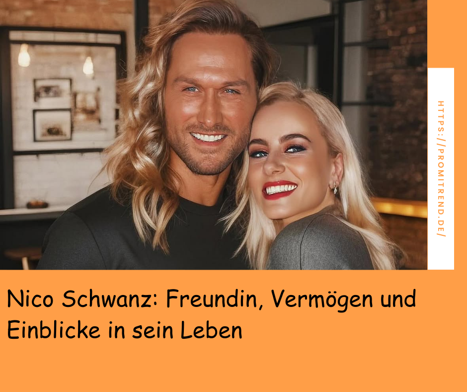 Zwei Personen mit unkenntlich gemachten Gesichtern, eine mit langen blonden Haaren und die andere mit langen, welligen Haaren, stehen nebeneinander. Im Hintergrund ist ein modernes Interieur zu sehen.