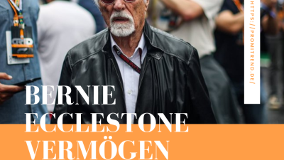 Bernie Ecclestone Vermögen, Mann in schwarzer Lederjacke, umgeben von Menschen.