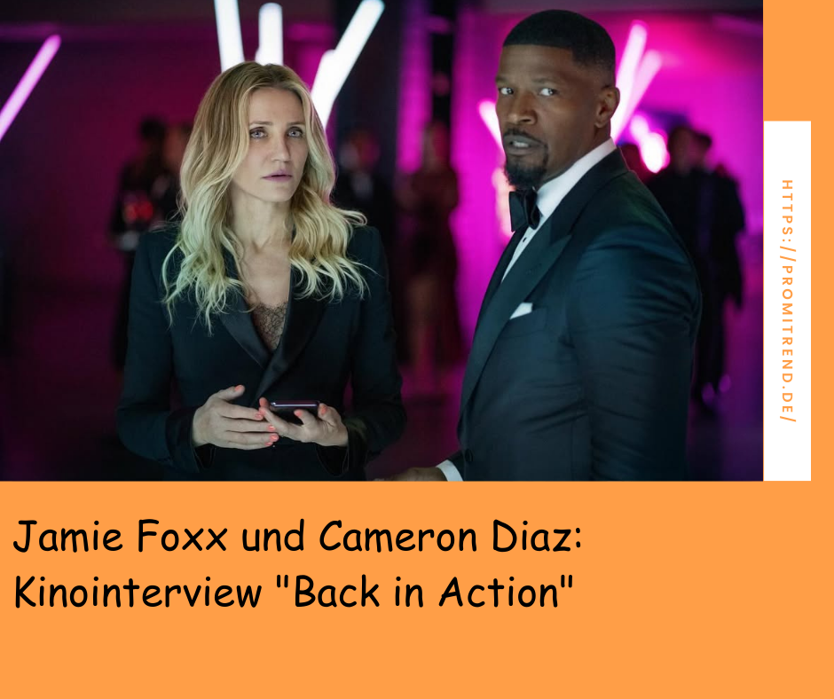 Jamie Foxx und Cameron Diaz: Kinointerview "Back in Action"