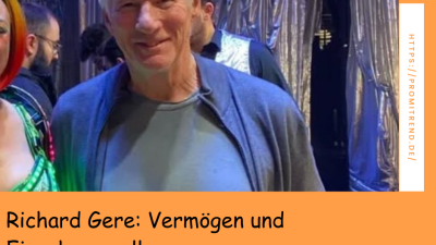 Richard Gere: Vermögen und Einnahmequellen